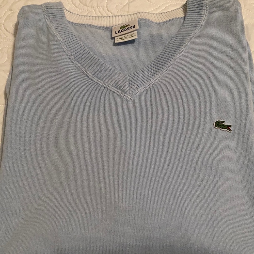 Men’s Lacoste V-Neck Sweater